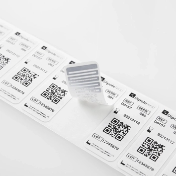 RFID-Etiketten für Laborflaschen Dipole