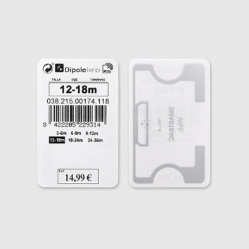 rfid label dipole hang tag