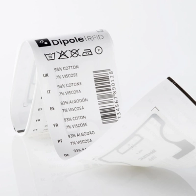 RFID Dipole Textile Labels