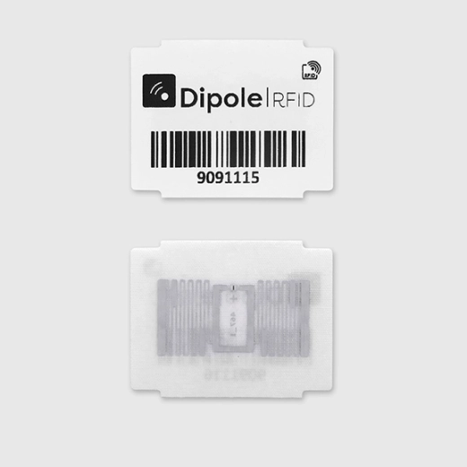 RFID Label Dipole heat sealable - overhead