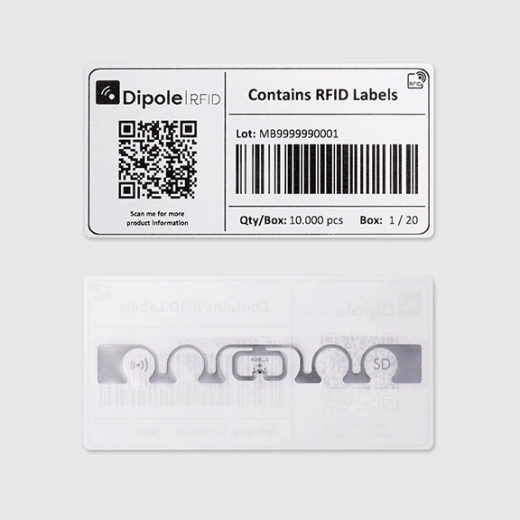 RFID label Logistic 100x50 detail