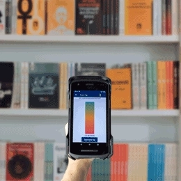Search for books with RFID