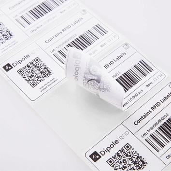Etiquette RFID logistique 100x50